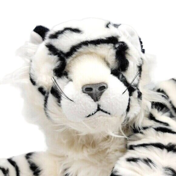 Ty Classic Raj Siberian Tiger Plush Black White 18" Striped Regal Realistic 2006 - Picture 2 of 9